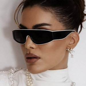 Lunettes de soleil œil-de-chat tendance 2025 pour femmes, verres optiques UV400, choix des influenceuses européennes et américaines - Product Image 1