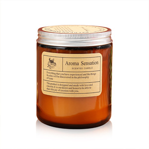 Vela Aromática Aroma Sensation, Cera de Soya Natural, Frasco Cilíndrico, Set de Regalo con Fragancia - Product Image 4