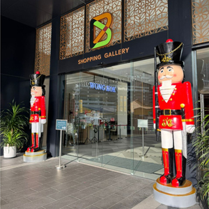 Sculptures géantes de Noël pour centres commerciaux, sculptures <span class=keywords><strong>en</strong></span> fibre de verre, casse-noisettes de Noël de 10 pieds à vendre - Product Image 2