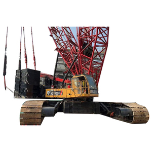 Grue sur chenilles d'occasion SANY SCC4000 fabriquée en Chine, 400 tonnes, grande capacité de levage, machinerie de construction pour les voies ferrées à grande vitesse - Product Image 1