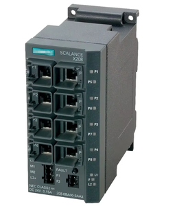 Commutateur de communication industriel 6GK5208-0BA00-2AA3 X208, commutateur IE géré avec ports RJ45 6GK5208-0BA00-2AA3 - Product Image 4