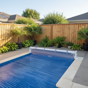 Cubierta de <span class=keywords><strong>persiana</strong></span> de rodillo flotante para <span class=keywords><strong>piscina</strong></span> exterior de tamaño personalizado hecha de material de <span class=keywords><strong>policarbonato</strong></span> duradero - Product Image 6