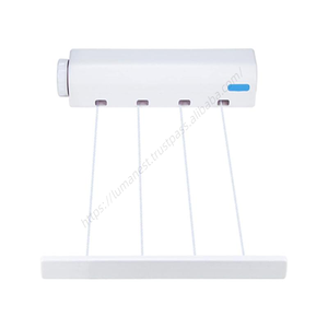 Corde à linge rétractable murale, pliable et réglable, gain de place, pour séchage sous la douche, fonctionnelle, vente en gros, best-seller - Product Image 1