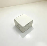 Boîte cadeau pour bougie parfumée en cire de soja imprimée sur mesure, emballage en carton recyclé avec laminage mat et gaufrage