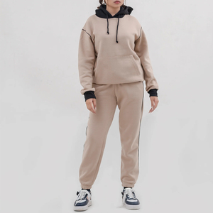 Chaqueta Deportiva de Invierno para Mujer, Transpirable, con Capucha, Cortavientos, Color Sólido, 100% Algodón Grueso, con Logotipo Personalizado - Product Image 1