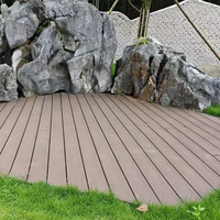 Panneaux muraux en WPC compact pour extérieur à faible absorption d'eau, planches stables pour toutes les conditions météorologiques en extérieur
