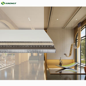 Panel Sarang Lebah Aluminium Tahan Api Desain Modern A1, Pilihan Ketebalan 6Mm/9Mm/18Mm, Lembaran Sarang Lebah Aluminium untuk Dinding Interior - Product Image 4