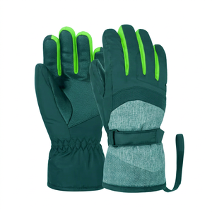 Gants de ski d'hiver robustes, gants thermiques à doigts complets pour les sports de neige, les aventures en plein air, avec sangle de poignet réglable - Product Image 1