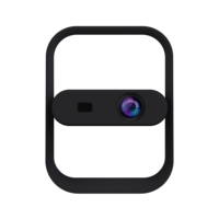 Nouveau mini projecteur intelligent HY370 WIFI BT portable 300 lumens ANSI 720P Android 14 applications téléchargeables pour cinéma en plein air et projecteurs domestiques