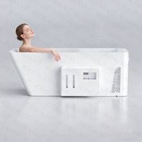 Bañera de Hidromasaje Acrílica de Grado Comercial con Control Wi-Fi y Enfriador Integrado para Gimnasios, Spas, Centros de Bienestar, Hoteles y Uso en Exteriores