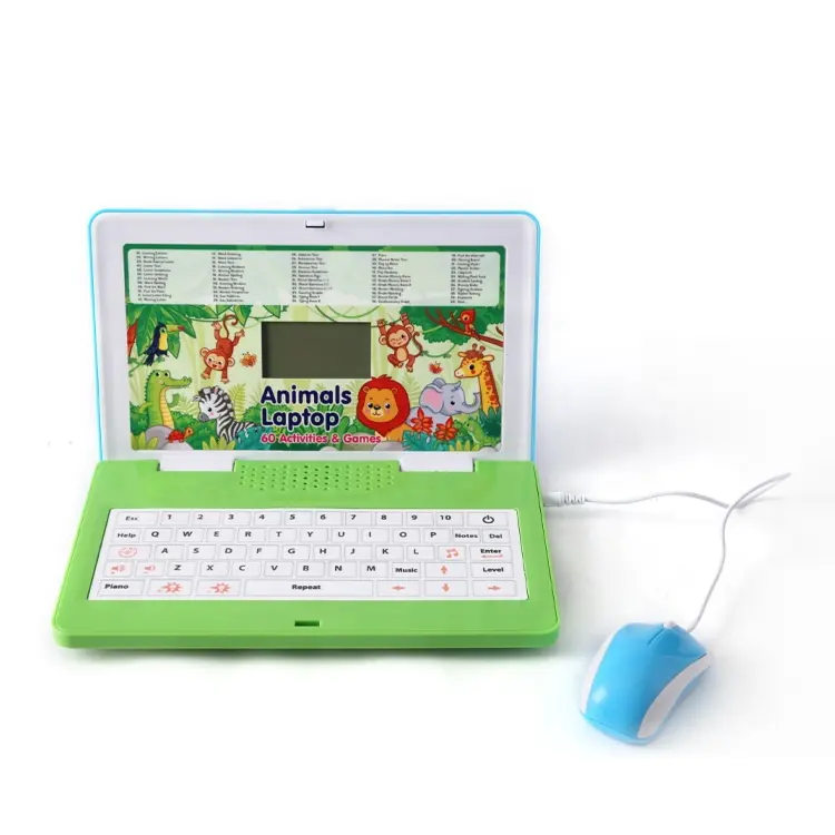 بليندا العلامة التجارية الاطفال آلة التعلم ألعاب تعليمية شاشة LCD لعبة كمبيوتر محمول للأطفال