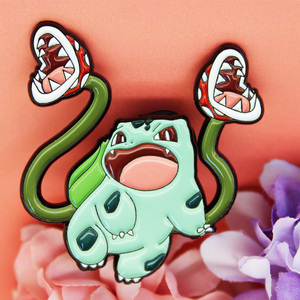 Broche de haute qualité de la <span class=keywords><strong>série</strong></span> Oiseaux Marins, badges à épingler au design de dessin animé, épinglette en métal émaillé souple personnalisée en forme d'aigle ancien - Product Image 2
