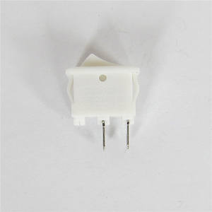 10*15mm blanc interrupteur à bascule pour bateaux de Petite puissance commutateur 2 pieds 2 fichiers Micro-interrupteur KCD11 3A/ 250V KCD11-101 - Product Image 3