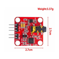 Module de capteur EMG - Kit d'acquisition de signal analogique musculaire pour le développement électronique (données EMG brutes)