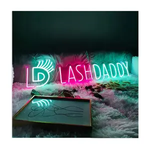 Dấu hiệu Neon chúc mừng sinh nhật Oh Baby dấu hiệu Neon LED tùy biến trang trí lễ hội tùy biến phong cách mới dấu hiệu Neon