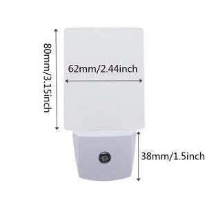 Base de Lámpara Nocturna LED 3D Personalizada con Enchufe Cuadrado de Acrílico, Lámpara Nocturna con Sensor para Cocina Interior - Product Image 5