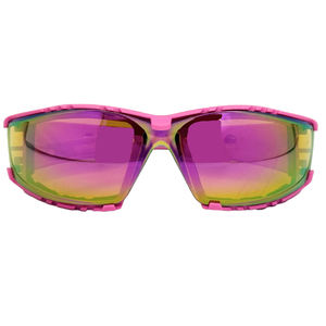 Lunettes de sport Pickleball OEM Chine Vente en gros Lunettes de sécurité Protection UV Verres antibuée/anti-rayures Conception demi-monture - Product Image 3