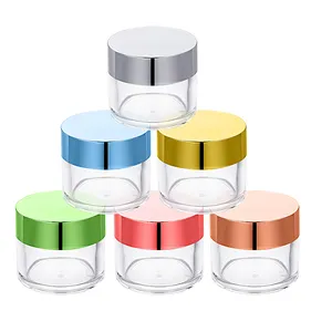 OEM/ODM Plastic Dipping Powder Jar Custom Bulk 1oz 2oz Nail Dipping Powder Container Acrylic Jar