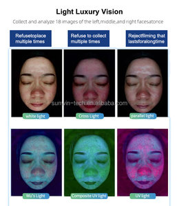 Máquina Analizadora de Piel y Cuero Cabelludo con IA Profesional, Escáner Facial 3D, Prueba de Humedad, Detección de Envejecimiento, Informes de Salud y UV - Product Image 6