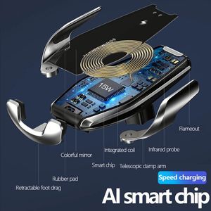 <b>3</b> in 1 Fast <b>Charging</b> M11L Wireless Charger 15w Phone Charger Automatic Magnetic Car Phone Charger - Product Image 5