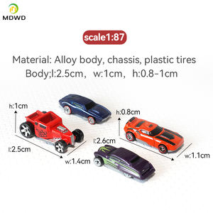 Modèle de voiture de sport miniature en alliage de style <span class=keywords><strong>ancien</strong></span>, voiture miniature en alliage moulé sous pression pour micro-paysage et diorama de table de sable - Product Image 3