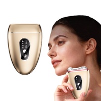 Masseur de cou et de visage 7 en 1 à main, refroidissant, en ABS et alliage de zinc, rechargeable par USB, appareil de beauté