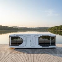 Vente flash : maison capsule en structure acier, modulaire, mobile, design moderne pour hôtel, villa et appartement.