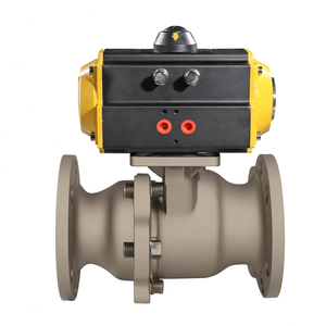 Envío Rápido, Válvula Neumática de Bola de Dos Vías de 4-20 mA, Sellada, ANSI, Acero Inoxidable - Product Image 1