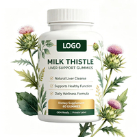 Suplemen Detoksifikasi Hati Label Pribadi OEM, Permen Kunyah Milk Thistle Khusus, Permen Kunyah Pembersih & Detoksifikasi Hati
