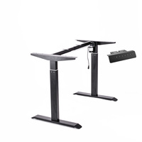 Bureau électrique à actionnement linéaire, table modulaire réglable en hauteur, bureau debout, cadre de bureau à moteur unique