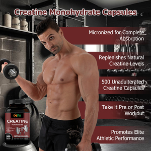 ซื้อแคปซูลครีเอทีนโมโนไฮเดรตคุณภาพสูงแบบขายส่ง พร้อมวิตามินซีเสริม ช่วยเพิ่มพลังงาน บำรุงสมองและกล้ามเนื้อ - Product Image 3