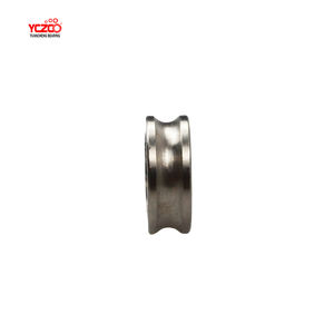 Roues à rainures <span class=keywords><strong>en</strong></span> U <span class=keywords><strong>de</strong></span> diamètre 14 mm <span class=keywords><strong>en</strong></span> <span class=keywords><strong>acier</strong></span> inoxydable - Product Image 1