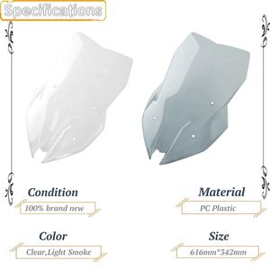 RACEPRO parabrisas accesorios de la motocicleta deflectores de viento para <span class=keywords><strong>BMW</strong></span> F900XR 2020-2021 F <span class=keywords><strong>900XR</strong></span> F900 XR Pantalla de viento - Product Image 2