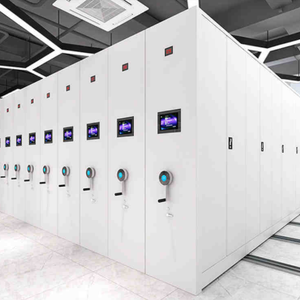 Máy nén di động lưu trữ lưu trữ Tủ hồ sơ di động kệ tủ dày đặc giá kệ di động hệ thống kệ cho văn phòng - Product Image 5