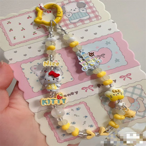 Chaîne de téléphone pour fille, modèle original mignon KT Cat Castle, avec lanière courte pour <span class=keywords><strong>appareil</strong></span> <span class=keywords><strong>photo</strong></span> CCD, modèle 288 - Product Image 4