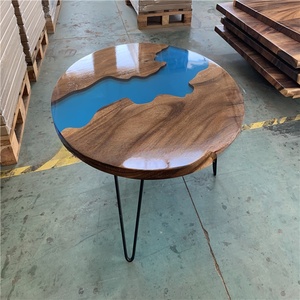 Bắc Âu Mỹ Tùy Chỉnh Nhà Sản Xuất Của Rắn Gỗ Bàn Cà Phê Thời Trang Bàn Trà Nhựa Nghệ Tắc-Thủ Công Phong Cách Bắc Âu - Product Image 1