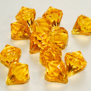 Perline sfaccettate a goccia in acrilico con diamante nero per il fornitore del partito - Product Image 5