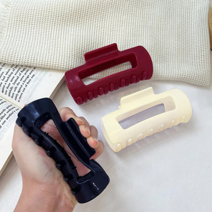 Yjl <span class=keywords><strong>2025</strong></span> Phổ Biến Chất Lượng Cao Silicone Phụ Nữ Claw <span class=keywords><strong>Clip</strong></span> Hollow Hình Chữ Nhật Mềm Tóc <span class=keywords><strong>Clip</strong></span> Linh Hoạt Đơn Giản <span class=keywords><strong>Clip</strong></span> - Product Image 2