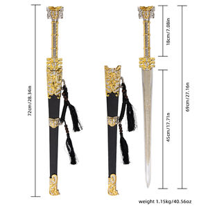 Espada Fantasma Fengshen Yanyi de 72 cm - Accesorio de Cosplay Exquisitamente Grabado para Entusiastas de las Armas Antiguas - Product Image 6