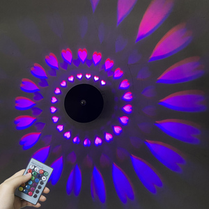 RGB LED Light Fixture Indoor Wall <b>Lamp</b> for Living Room Bedroom Restaurant Hotel Villa <b>Remote</b> <b>Control</b> Home Decorative Lighting - Product Image 5