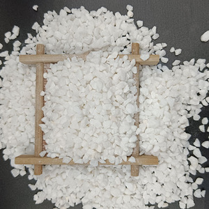 Ciottoli e Sassi Rotondi in Vetro <span class=keywords><strong>Bianco</strong></span> Lucidato, Ghiaia Frantumata <span class=keywords><strong>per</strong></span> Sentieri e Paesaggistica Moderna - Fornitura Inclusa - Product Image 4