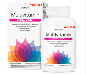 Pasokan Pabrik OEM Multivitamin Wanita Dewasa dengan Dukungan Anti-Stres dan Dukungan Kecantikan Kapsul 90ct - Product Image 1