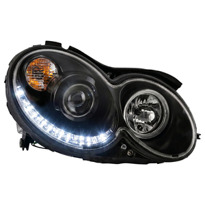 Pour Mercedes-Benz <span class=keywords><strong>CLK</strong></span> <span class=keywords><strong>W209</strong></span> 200 230 280 320 <span class=keywords><strong>350</strong></span>, phare à LED avec lentille, feux de jour DRL, diode électroluminescente, projecteur avant - Product Image 5