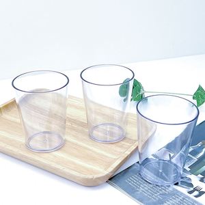 Gobelets en plastique transparents de 9 oz à fond rond pour jus, café, avec logo personnalisé, pour fêtes et cadeaux - Product Image 3