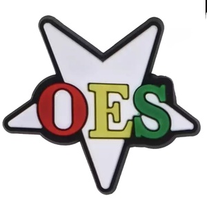 OES Offre Spéciale Grec Sororité Design PVC Fille Lettre Étoile de l'Est <span class=keywords><strong>Chaussures</strong></span> Accessoires <span class=keywords><strong>Chaussures</strong></span> - Product Image 3