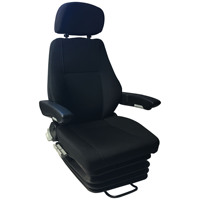 Siège robuste pour équipement minier avec rail coulissant réglable, siège de conducteur de camion pour camion benne, excavatrice et chargeuse