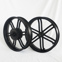 Moteur de roue de vélo électrique pliable en aluminium 20x4.0 pouces 500W/1000W, moteur de roue électrique sans balais à engrenages pour pneus tout-terrain larges