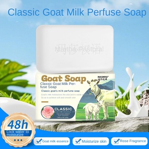 Jabón <span class=keywords><strong>Artesanal</strong></span> <span class=keywords><strong>de</strong></span> Leche <span class=keywords><strong>de</strong></span> Cabra al por Mayor, 200g, Control <span class=keywords><strong>de</strong></span> Grasa, Antiarrugas, Reafirmante, Hidratante para la Piel, Champú, Jabón Facial - Product Image 3