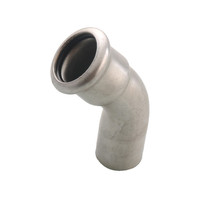 DVGW WRAS WATERMARK Matériel de plomberie EN10312 Acier inoxydable 304 316L Inox M Profile Pro Press Pipe Fittings