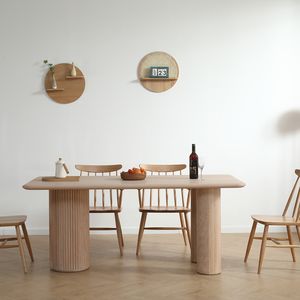 <span class=keywords><strong>Table</strong></span> à manger moderne en <span class=keywords><strong>chêne</strong></span> <span class=keywords><strong>massif</strong></span> de <span class=keywords><strong>haute</strong></span> qualité Design élégant pour meubles de salle à manger - Product Image 6